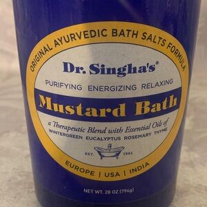 Mustard bath salts- remove impurities